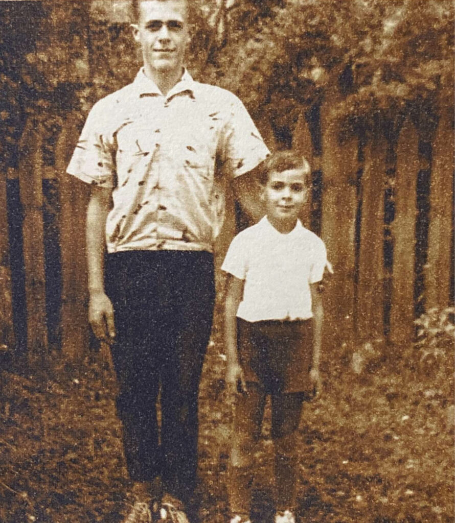 С любимым братом Олегом